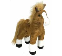 NEW WILD REPUBLIC CUDDLEKINS 12" BROWN HORSE PLUSH CUDDLY SOFT TOY PONY TEDDY