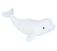 NEW WILD REPUBLIC MINI CUDDLEKINS 38cm BELUGA WHITE WHALE CUDDLY SOFT TOY TEDDY