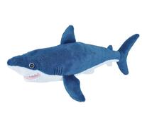 NEW WILD REPUBLIC MINI CUDDLEKINS 43cm MAKO BLUE SHARK CUDDLY SOFT TOY TEDDY