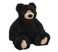 Wild Republic Snuggleluvs, Black Bear, Weighted Stuffed Animal, 15 inches, Gift for Kids, Plush Toy, Fill is Spun Recycled Water Bottles