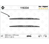 New Wiper Blade for ALPINA BMW:5,B10,E39,5 Sedan,5 Touring 61619070579