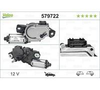 Valeo 579722 Rear Window Windscreen Wiper Motor 12V Replacement Spare LHD RHD