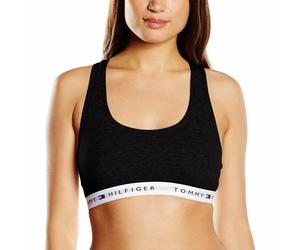 New with Tags Tommy Hilfiger Women Iconic Cotton Bralette Black S 10 Small