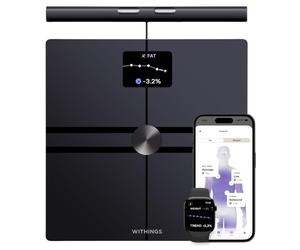 NEW Withings BodyFit | 8-Electrode Body Composition Scale, 40+ Metrics | Smart Scale, Advanced Metabolic & Cardiovascular assessment, Built-in Handle, 6-Zone Analysis, Vascular age, Wi-Fi Sync