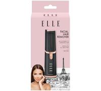 New Women Pain-Free Black Facial Hair Remover Battery Operated Soft Touch Matte Finish and Gentle On All Skin Types Built-in Light Easy to Use - A49