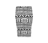New Women Printed Midi Bodycon Pencil Skirt Ladies High Waist Tube Skirt Fancy Dress (M/L (UK 12-14), Aztec Print)