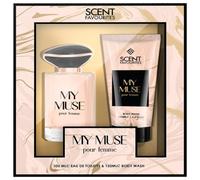 New Women’s Perfume Gift Set - Eau de Toilette 100ml & Body Wash 150ml - Fruity Floral Fragrance with Neroli, Rose, Patchouli, Black Currant, Green Mandarin, Vanilla & White Musk A-64