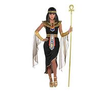 amscan 9918181 9918181 Women's World Book Day Egyptian Queen Historical Costume, Black (UK Dress Sizes 6-18