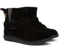 NEW WOMENS LADIES ROCKET DOG MINT SUEDE ANKLE BOOTS BLACK BROWN BUCKLES SIZE 4-8