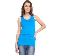 New Womens Muscle Racer Back Bodycon Vest Top Ladies Plain Summer Gym Sports Long Racerback Vests Tank Tops T-Shirts UK Plus Size Turquoise 16-18