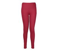 New Womens Ponte Denim Jeans Leggings Ladies Plus Size Elasticated Waist Stretch Fit Trousers Jeggings Red Size 26-28
