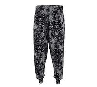 New Womens Printed Hareem Loose Baggy Trousers Ladies Print Pattern Long Harem Pants Plus Size (24-26, Tiedye Web)