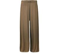 New Womens Wide Leg Bottoms Flared Plus Size Pants Palazzos Plain Trousers 12-30 (2XL (20/22), MOCHA)