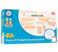 New Wooden Trains Curves and Straights Expansion Pack