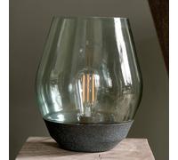 New Works Bowl table lamp, copper/smoke grey, height 30 cm