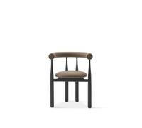 New Works Bukowski Dining Chair Black/Wooly Plus 1008
