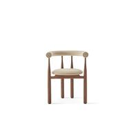 New Works Bukowski Dining Chair Walnut/ Megan 26 Beige