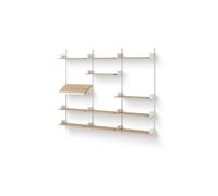 New Works Display Shelf 1900 Oak/ White