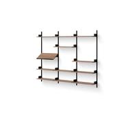 New Works Display Shelf 1900 Walnut/ Black