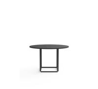 New Works Florence Dining Table Ø120 Black with Black Frame