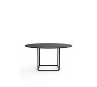 New Works Florence Dining Table Ø145 Black with Black Frame