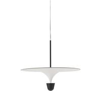 New Works - Kantarell Pendant 60 cm, Black / White - Black