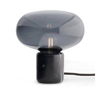 New Works Karl-Johan table lamp Black marquina-smoked glass