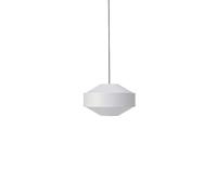 New Works pendant light Kite, Ø 55 cm, white, 3-bulb, fleece