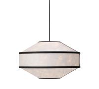 New Works Kite pendant lamp Ø55 cm White-black