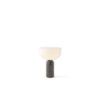 New Works Kizu Table Lamp Portable Gris Du Marais Marble