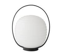 New Works Lantern Portable Lamp Black/ Opal