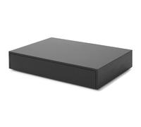 New Works - Mass Coffee Table Wide With Drawer, Black Oak - Black Oak