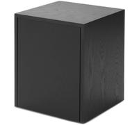New Works - Mass Side Table With Drawer, Black Oak - Black Oak