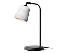 New Works Material table lamp White marble