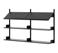 New Works - New Works Office Shelf 900 mm, Black - Black