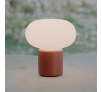 New Works rechargeable lamp Karl-Johan, earth red, IP65
