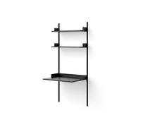 New Works Study Bookcase 1900 Ash Wood/ Black