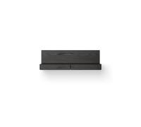New Works Tana Wall-mounted Media Module Black Stained Oak