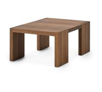 New Works - Tenon Side Table 43x61 cm, Smoked Oak - Smoked Oak
