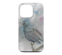 New World blackbirds watercolor bird portrait Case for iPhone 13 Pro