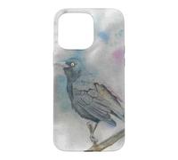 New World blackbirds watercolor bird portrait Case for iPhone 15 Pro Max