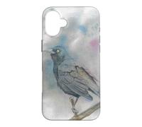 New World blackbirds watercolor bird portrait Case for iPhone 16 Plus