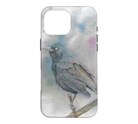 New World blackbirds watercolor bird portrait Case for iPhone 16 Pro Max
