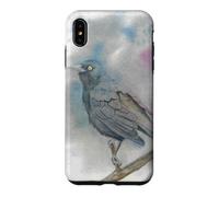 New World blackbirds watercolor bird portrait Case for iPhone XS Max