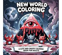 New World Coloring: A Kawaii Creepy Coloring Book with Occult Symbols, Cute Demons, and Darkly Adorable Art (Unholy coloring trinity)