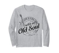 New World Country Music, Guitar, Cowboy Long Sleeve T-Shirt