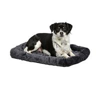 New World Dog Bed - Gray Faux Fur Bolster, Ultra-Soft and Machine Washable, Fits 61 cm Crates and Carriers, for Small Dogs and Cats