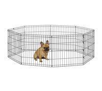 New World Folding Metal Dog Exercise Pen and Pet Playpen with No Door,