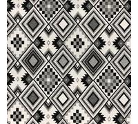 New World Tapestry Black & White Big Holland & Big Aztec Designs 54" Wide - NWBW003 - Big Aztec - B&W - ONE METRE