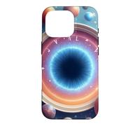 New Worlds via Portal with Wormhole and Whitehole Case for iPhone 16 Pro